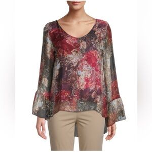 Le Marais Paris 100% Silk Blouse
